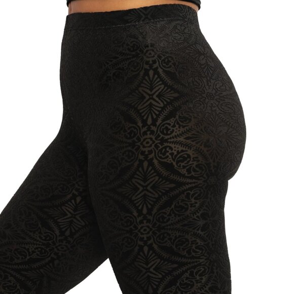 Blackmilk - Burned Velvet High Waisted Leggings - Picture 3 of 12
